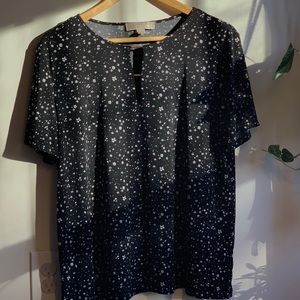 Starry Black Michael Kors Blouse